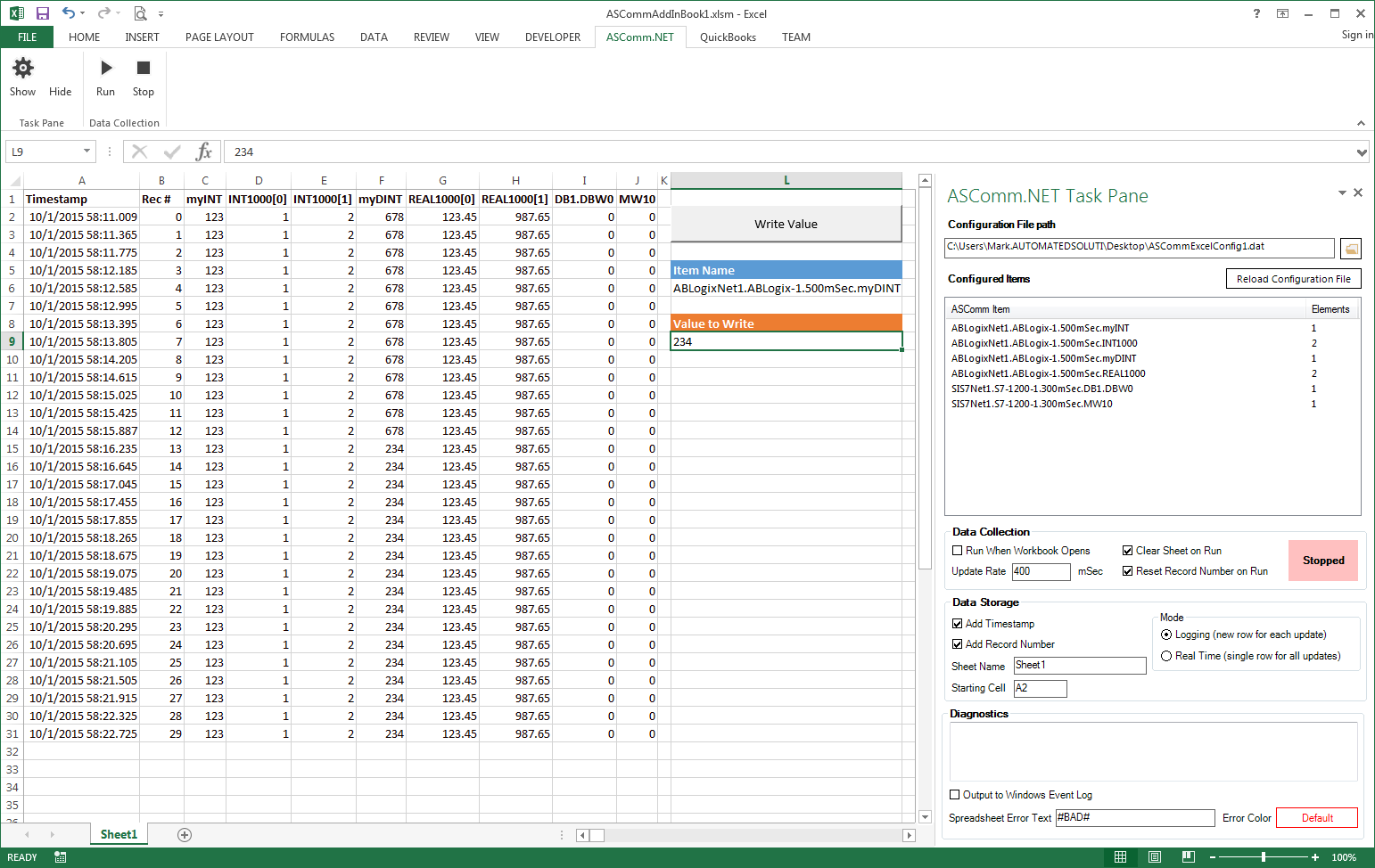 download  free software trial excel add-in industrial process automation